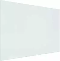 vidaXL Feuerstelle Glasplatte Transparent 80 x 60 cm Glas