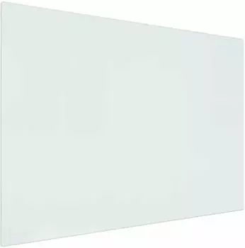 vidaXL Feuerstelle Glasplatte transparent 80x60cm (353851)
