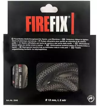 FireFix Keramikkordel Ofendichtung Ø 12mm, 200cm (H78638)