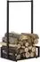 en.casa Kaminholzregal 'Thisted' Metall schwarz 50x35x95cm