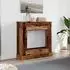 vidaXL Kaminsims Holzwerkstoff Altholz-Optik 90x30x90cm (854596)