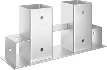 vidaXL Hilfsmittel f&uuml;r Holzstapel 12 St&uuml;ck, Stahl, silber, 34x10x15cm (42030116)
