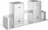 vidaXL Hilfsmittel für Holzstapel 12 Stück, Stahl, silber, 34x10x15cm (42030116)