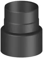 Jeremias Reduzierung Ofenrohr/Rauchrohr &Oslash; 180-150 mm | schwarz