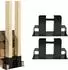 Trutzholm Holzstapelhilfe 2er Set, lackierter Stahl, schwarz, 34x10cm (42030)