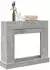 vidaXL Kaminumrandung Holzwerkstoff, betongrau, 100x30x87,5cm (854565)