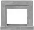 vidaXL Kaminumrandung Holzwerkstoff, betongrau, 100x30x87,5cm (854565)