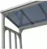 QUICK STAR Kaminholzregal Pro Außen Aluminium 130x70x185cm, 3,2m³, mit Wetterschutz (47489)