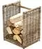 Westmann Kaminholzkorb Costa Rattan, natur, 40x36x50cm
