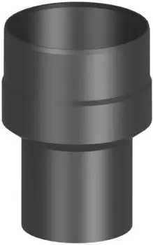 Jeremias Ofenrohr-Erweiterung Ø 110-150mm, schwarz lackiert (FERRO-E1110150)