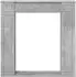 vidaXL Kaminumrandung Holzwerkstoff betongrau 100x20x100cm (8006618)