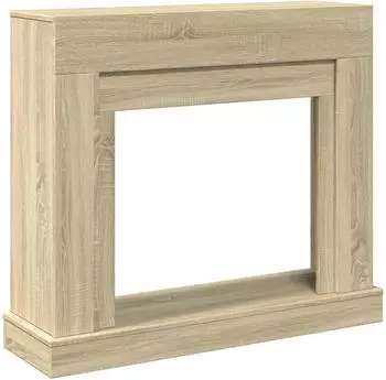 vidaXL Kaminumrandung Sonoma-Eiche 100x30x87,5cm Holzwerkstoff
