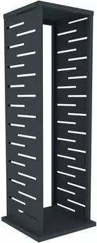 Westmann Luma Grid Kaminholzregal Stahl anthrazit 38x38x112cm (RAL 7016)
