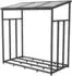GFP - Garten- & Freizeit-Profi Kaminholzregal Metall 130x72x185cm grau (GFPV01025)
