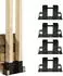 Baumarktplus Holzstapelhilfe 4er-Set, lackierter Stahl, schwarz (42030901)