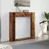 vidaXL Kaminsims Spanplatte Antikholz-Optik 100x20x100cm (854578)