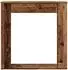vidaXL Kaminsims Spanplatte Antikholz-Optik 100x20x100cm (854578)