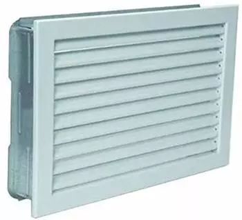 CB-tec Kaltluftgitter Standard Aufputz weiß, 20x20cm