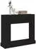 vidaXL Kaminsims Holzwerkstoff schwarze Eiche 100x30x87,5 cm (865981)