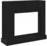 vidaXL Kaminsims Holzwerkstoff schwarze Eiche 100x30x87,5 cm (865981)
