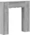 vidaXL Kaminumrandung Sonoma-grau 102x20x102cm Holzwerkstoff