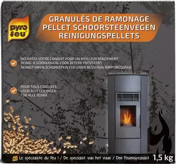 pyro feu Schornstein-Reinigungspellets 1,5kg