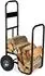Relaxdays Brennholzwagen Stahl, 2 Luftreifen, 60kg (10038466)