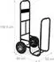 Relaxdays Brennholzwagen Stahl, 2 Luftreifen, 60kg (10038466)