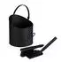 Relaxdays Ascheeimer mit Tragegriff 9,5l