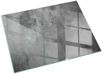 Tulup Kaminbodenplatte Funkenschutz Rohes Oberfl&auml;chenmuster 50x50cm (010010780090000020213)