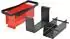 vidaXL Papierbrikettpresse Stahl, rot/schwarz, 34x14x14cm