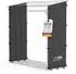 LAWA Living and Lifestyle Kaminholzregal Seitenplanen-Set 2-teilig, 70cm tief, schwarz (PL22)