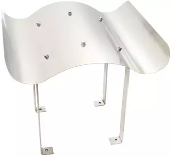 vidaXL Schornsteinabdeckung Edelstahl 80x80x39cm (142990)