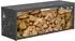 ML-Design Kaminholzregal 2-in-1 mit Sitzbank, Stahl verzinkt, anthrazit, 120x38x43cm (409000907)