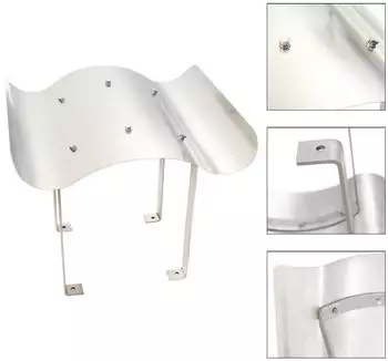 vidaXL Schornsteinabdeckung Edelstahl 70x100x38cm