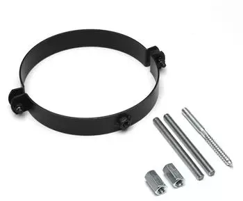 raik Rohrschelle für Rauchrohr/Ofenrohr DN150, schwarz