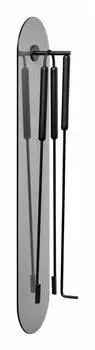 Blomus Ashi Kaminbesteck Set 3 teilig Stahl schwarz (661609)