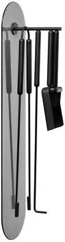 Blomus Ashi Kaminbesteck Set 5 teilig Stahl schwarz (66158)