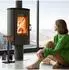 Relaxdays Kaminbesteck Set 5 teilig Leder/Eisen schwarz/silber