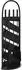 vidaXL Kaminwerkzeug Set 5 teilig 23x15x66 cm Stahl schwarz