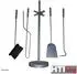 HTI-Living Adrik Kamingarnitur 5 tlg. grau/silber (2221043)