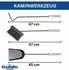 DanDiBo Kamingarnitur 4-Teilig 20x55x20cm Schwarz (96571)