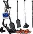 Relaxdays Kaminbesteck antik 4-teilig Schwarz (10022292)