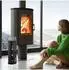 Relaxdays 5-teiliges Kaminbesteck in Schwarz Schwarz,Silber (10048608)
