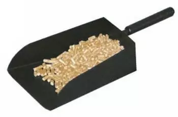 Lienbacher Pelletschaufel Metall 35,5 x 17 cm schwarz (21.02.419.2)