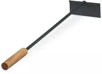 Relaxdays Aschekratzer mit Holzgriff, Metall, 53cm (10050428)