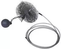 vidaXL Kaminbesen Rund 20 cm Durchmesser