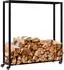 CLP Hilta Kaminholzständer mit Rollen, Metall, 25x100x100cm (326623 CLP)