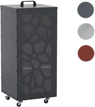 Heute Wohnen HWC-Q30 Pelletbeh&auml;lter Waben, Rollen, 86x37x37cm (121263)