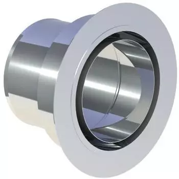 Jeremias Anschlussstutzen mit integriertem Wandfutter, einwandig, Ø150/130mm (ZUWA757F150-130)